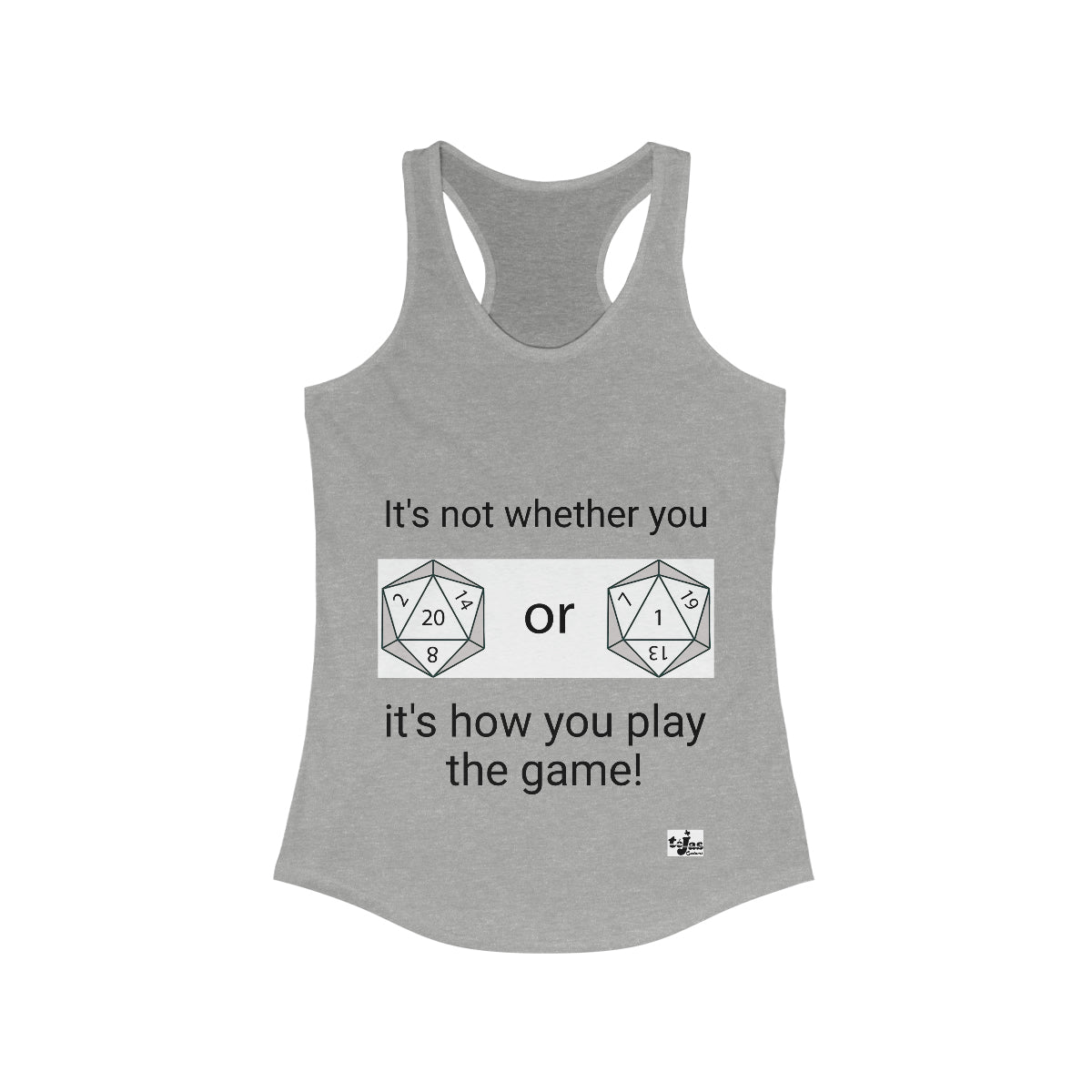 It's not whether you Crit or Fail Women's Tank