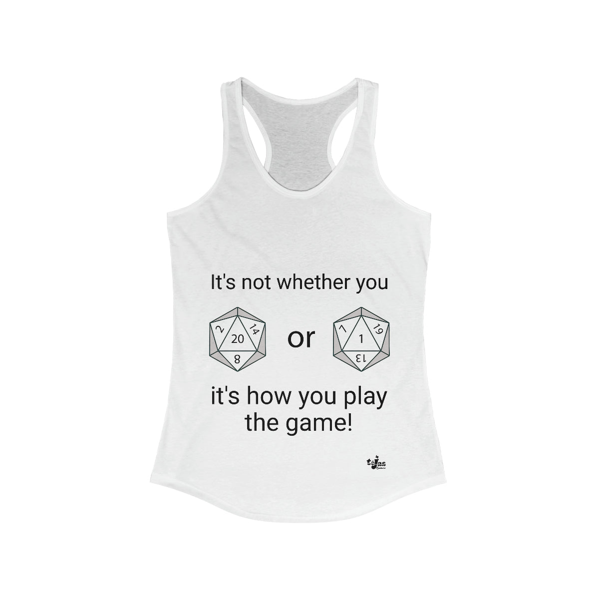 It's not whether you Crit or Fail Women's Tank